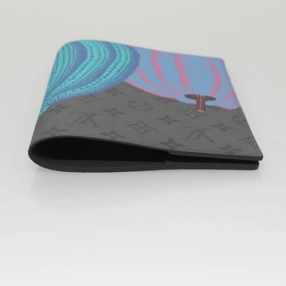 LOUIS VUITTON Monogram Yayoi Kusama Quverture Carnet Note Cover Blue - Picture 5 of 15